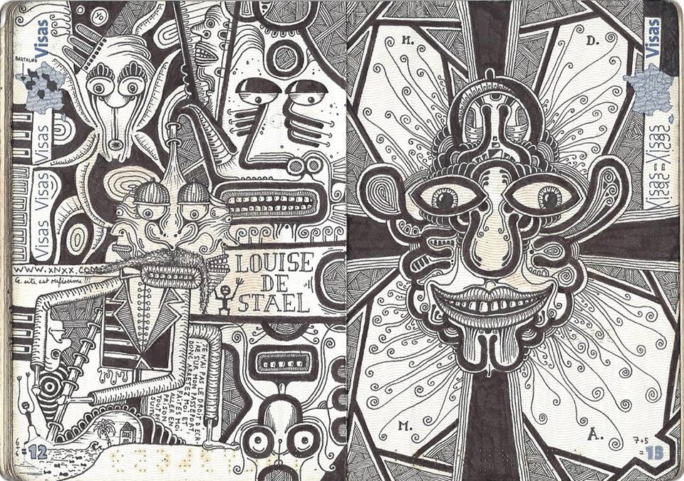 Theo quy định của nhiều nước, hộ chiếu không được vẽ bậy hoặc tự ý sửa đổi, song Léonard tâm sự: “Như tôi biết thì chưa nước nào từ chối những hộ chiếu mà tôi từng vẽ cả”.