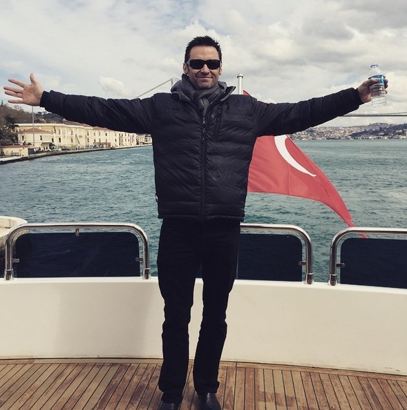 Diễn viên Australia Hugh Jackman chia sẻ một ngày du ngoạn tuyệt vời ở Istanbul. 