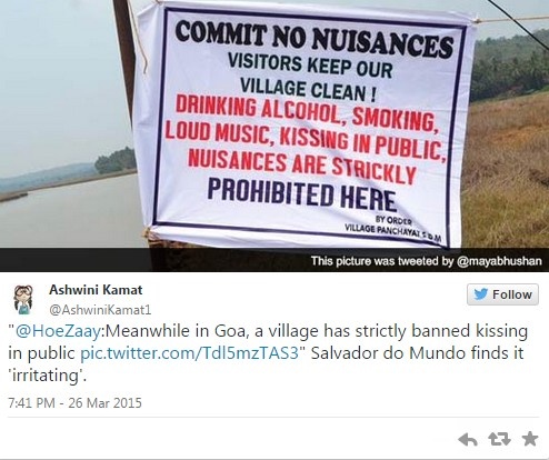 Du khách chia sẻ ảnh chụp biển cấm.