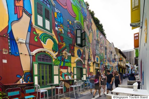 Nhung khu pho ruc ro cua Singapore hinh anh