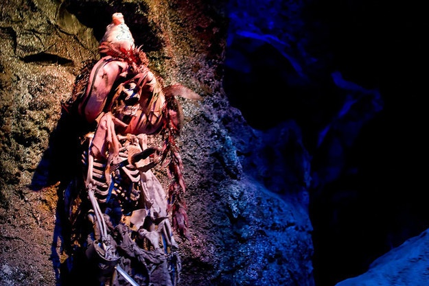 Lời đồn về việc sử dụng xương người thật trong khu bảo tàng tượng sáp Cướp biển Caribbe không phải hoàn toàn không có thật. Thực tế là một vài mảnh xương được lấy từ Trung tâm y tế UCLA, nhưng sau đó đã được gỡ bỏ.