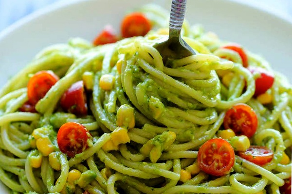 Pasta bo ngon tuyet cho ngay he hinh anh