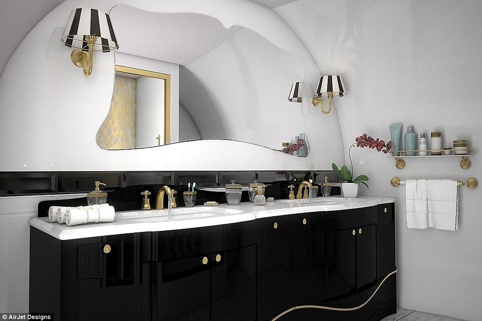 Buồng tắm cao cấp như khách sạn.