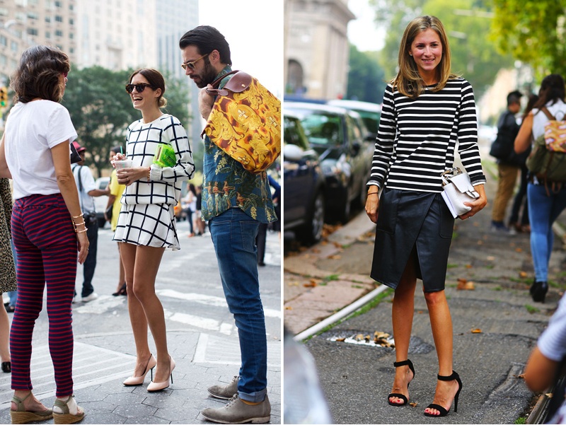 Mykonos, Hy Lạp: Thời trang ở Hy Lạp khá thoải mái, nhưng ở Mykono thì điệu đà hơn một chút với quần linen, áo thời trang, áo len buộc qua vai và kính râm cỡ lớn. Phụ nữ thích đeo lắc tay vàng sẫm, váy dài ngang đùi. Vào buổi tối, đàn ông mặc quần denim tối màu, áo hồ cứng.