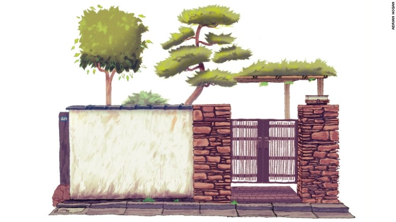 “Tôi rất thích những khu như Musashi Koyama, đây là khu lao động, nhưng ngày một nâng cấp hơn. Ở đây có những quán bar đứng, thường rất nhỏ. Khu này khi vẽ rất thích”.