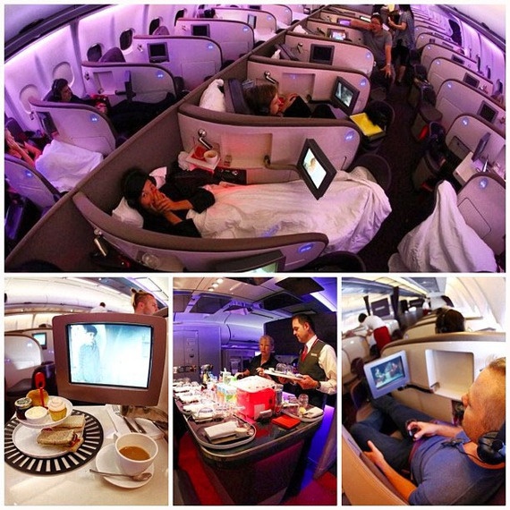 Dịch vụ của hãng Virgin Atlantic được các doanh nhân ưa chuộng.