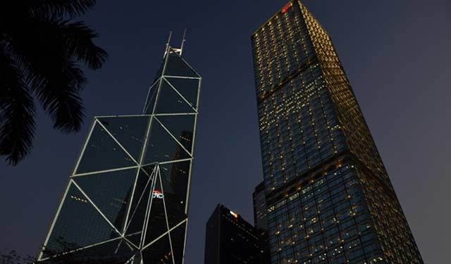 Tòa nhà cao chọc trời Bank of China Tower.