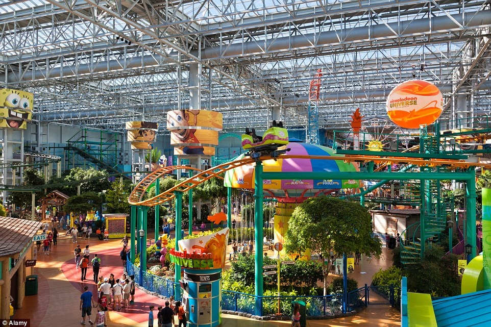 Nickelodeon Universe Amusement Park in the Mall 