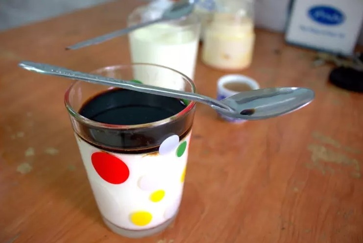 Sữa chua cà phê.