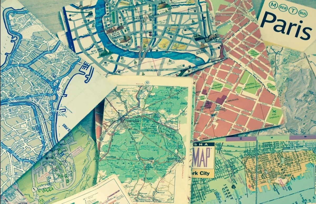 8. Bản đồ của thành phố bạn đã đi qua cũng là 