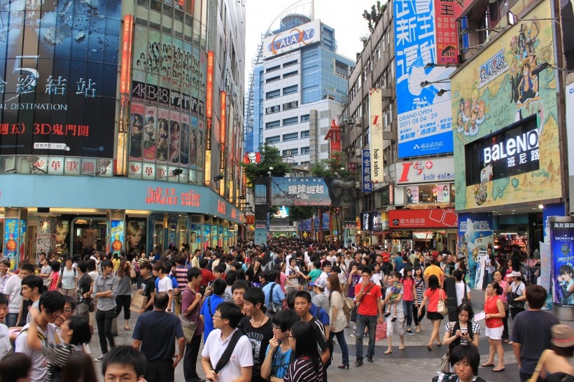 Ximending toát lên vẻ phồn hoa, sầm uất của Đài Loan, mang đến cho du khách những khoảnh khắc tuyệt vời khi tới hòn đảo xinh đẹp này. Ảnh: ivsky