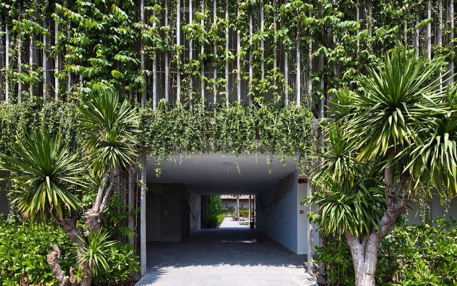 Khu nghỉ dưỡng Naman Retreat trải dài trên một diện tích lên tới 50 ha bên bờ biển Đà Nẵng.