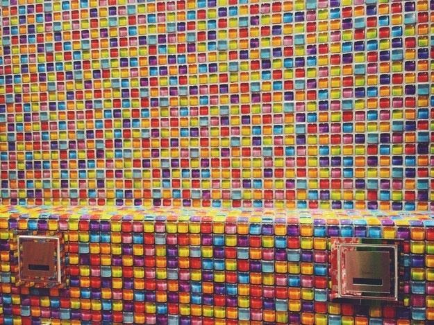 Toilet đẹp và cầu kỳ.