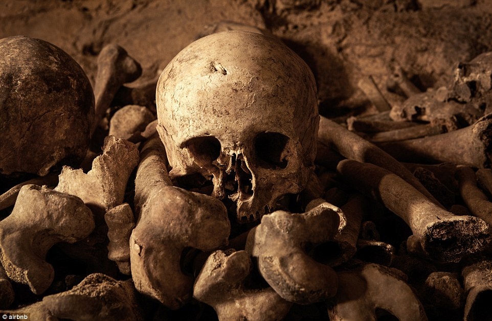 Đây là cơ hội có một không hai để qua đêm cùng hài cốt của những tên tuổi nổi tiếng như Jean de la Fontaine, Charles Perrault and François Rabelais.