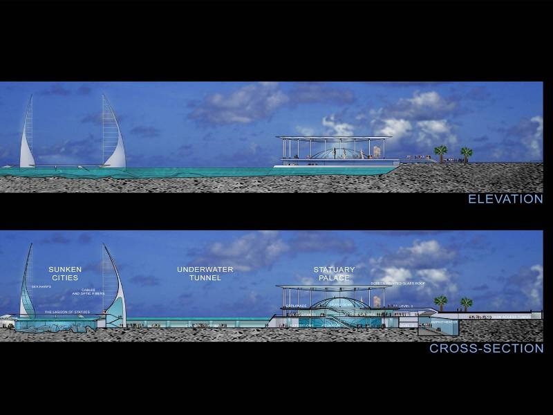 Công trình bao gồm nhiều đường hầm và khu vực tham quan cho du khách. Ảnh: Rougerie/UNESCO 