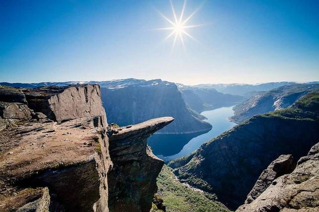 Cảnh đẹp ở nước Bắc Âu Nauy giữ vị trí thứ 8 trong bảng xếp hạng.