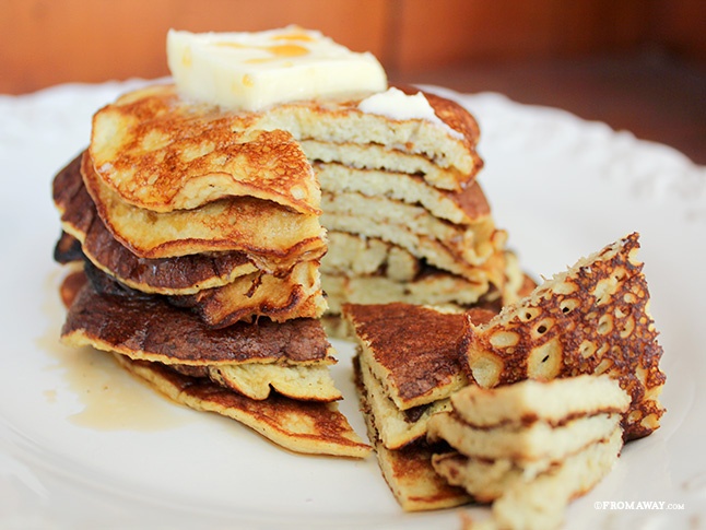 Lam pancake chuoi ngon tuyet cho mua tro ret hinh anh