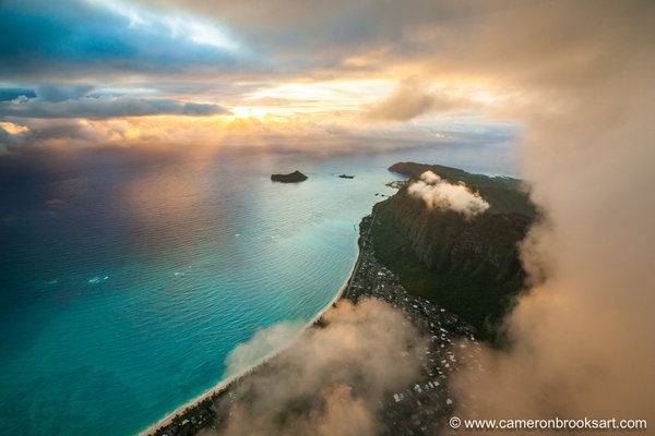 Waimanalo mơ mộng sớm bình minh.
