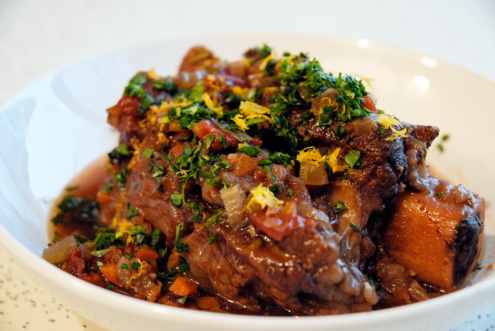 Thit bo ham ruou vang don Giang sinh lanh hinh anh