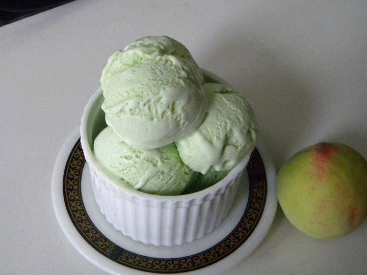 Cach lam kem com dua tai nha khong can may hinh anh