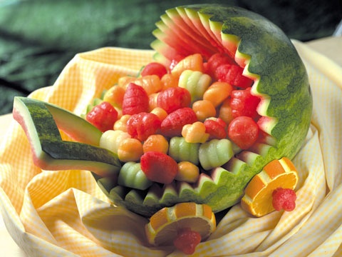 cac cach cat dua hau,  cach trang tri dua hau trang tri tiec anh 6