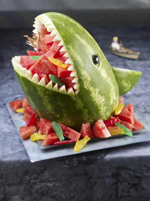 cac cach cat dua hau,  cach trang tri dua hau trang tri tiec anh 1