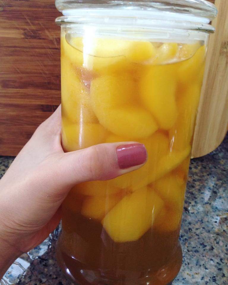 Cách làm trà đào ảnh 3 Cach lam tra dao anh 3