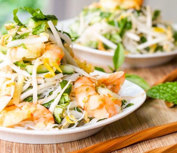 Che bien mon an da dang voi tom hinh anh