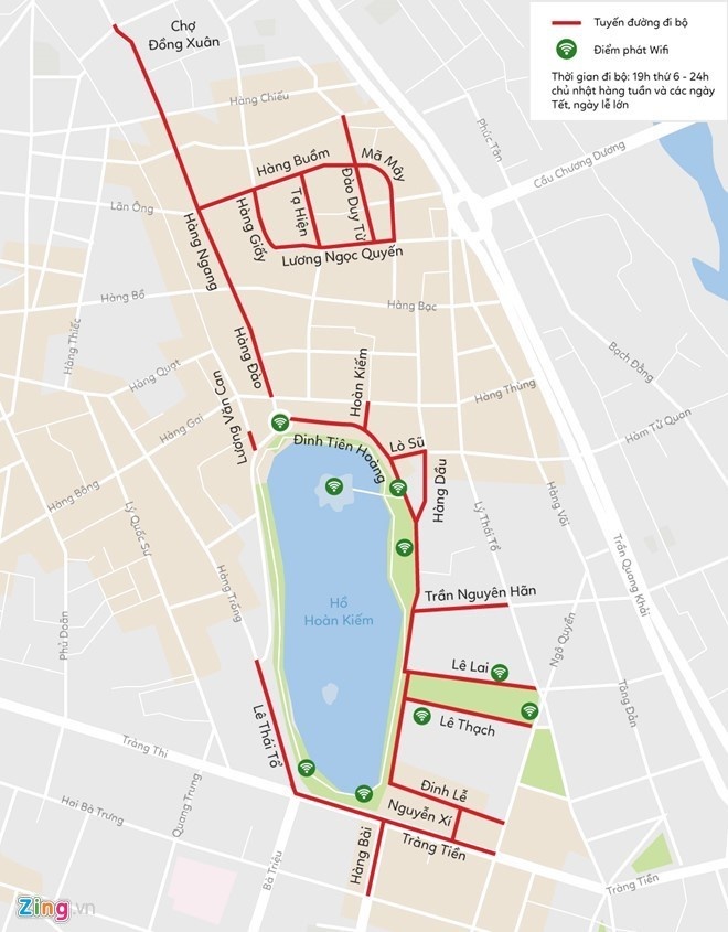 Phố đi bộ Hà Nội ảnh 15 Pho di bo Ha Noi anh 15