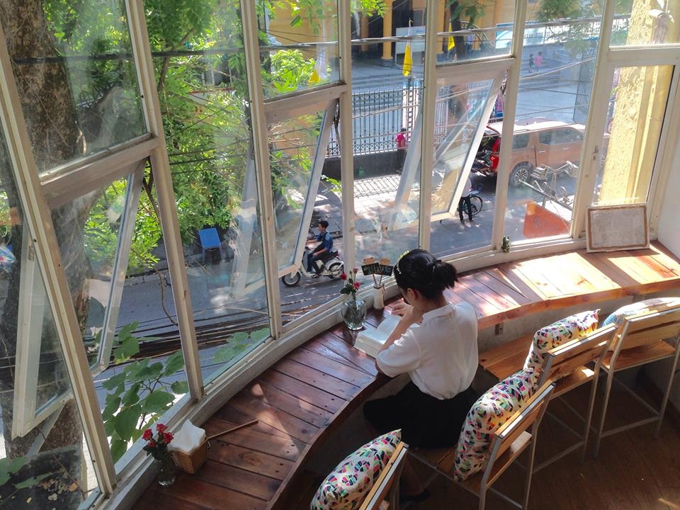 Nhung quan ca phe tim khoang lang o Ha Noi hinh anh