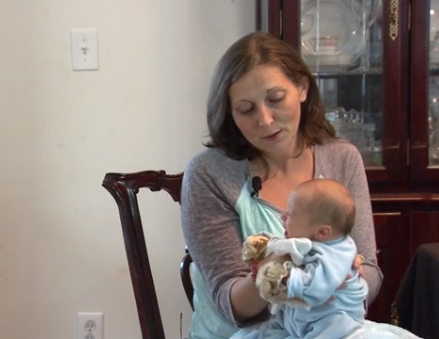 Nguoi phu nu mang thai nhung lam tuong mac benh soi than hinh anh