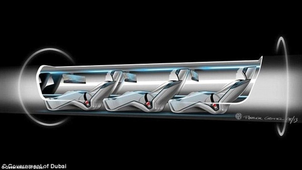 Hệ thống giao thông siêu tốc Hyperloop ở Dubai ảnh 4 He thong giao thong sieu toc Hyperloop o Dubai anh 4