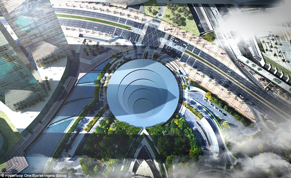 Hệ thống giao thông siêu tốc Hyperloop ở Dubai ảnh 3 He thong giao thong sieu toc Hyperloop o Dubai anh 3