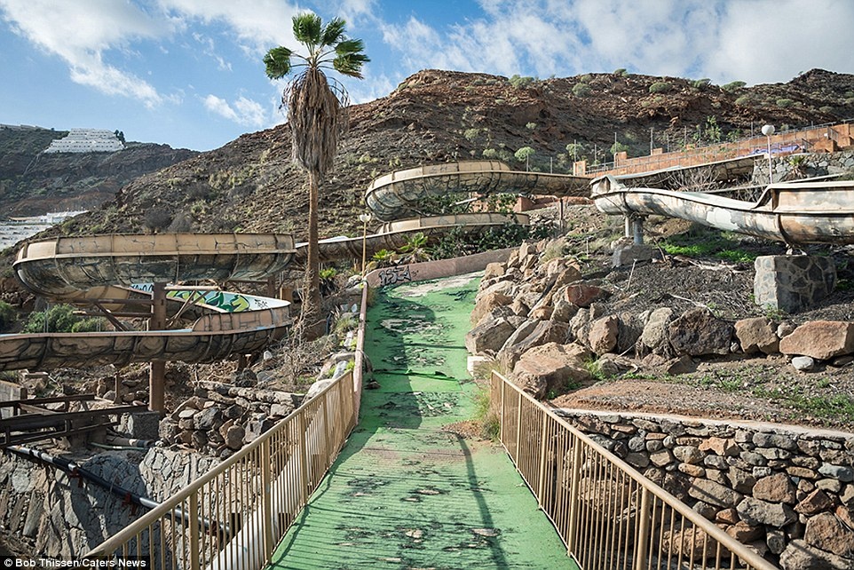 cong vien nuoc bi bo hoang o Tay Ban Nha anh 2