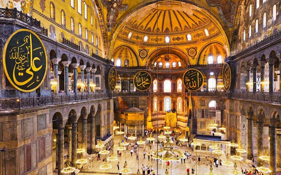Bí mật trong nhà thờ Hagia Sophia ảnh 1 Bi mat trong nha tho Hagia Sophia anh 1