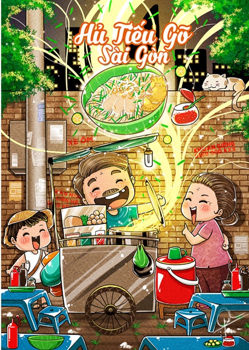 Du lich Sai Gon qua bo anh chibi anh 9