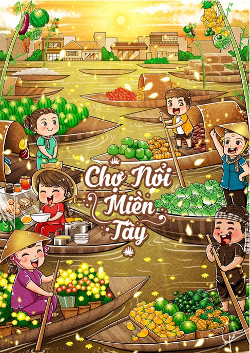 Du lich Sai Gon qua bo anh chibi anh 10