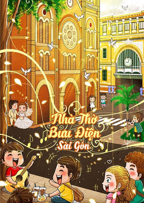 Du lich Sai Gon qua bo anh chibi anh 6
