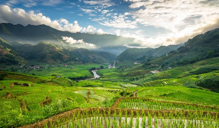 Ruộng bậc thang tuyệt đẹp ở châu Á ảnh 5 Ruong bac thang tuyet dep o chau A anh 5