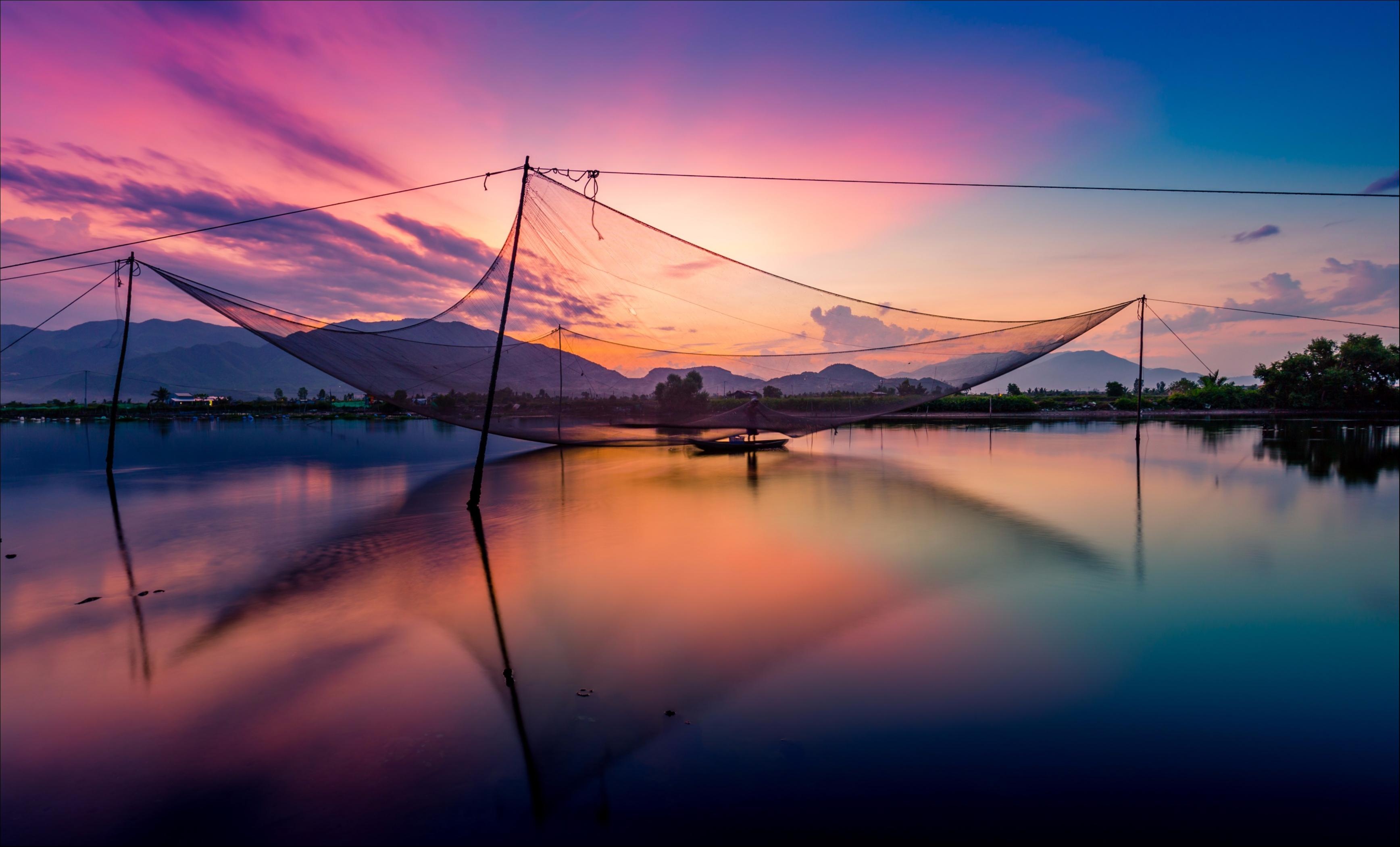 Dòng sông quê hương trong bộ ảnh Dấu ấn Việt Nam ảnh 4 Dong song que huong trong bo anh Dau an Viet Nam anh 4