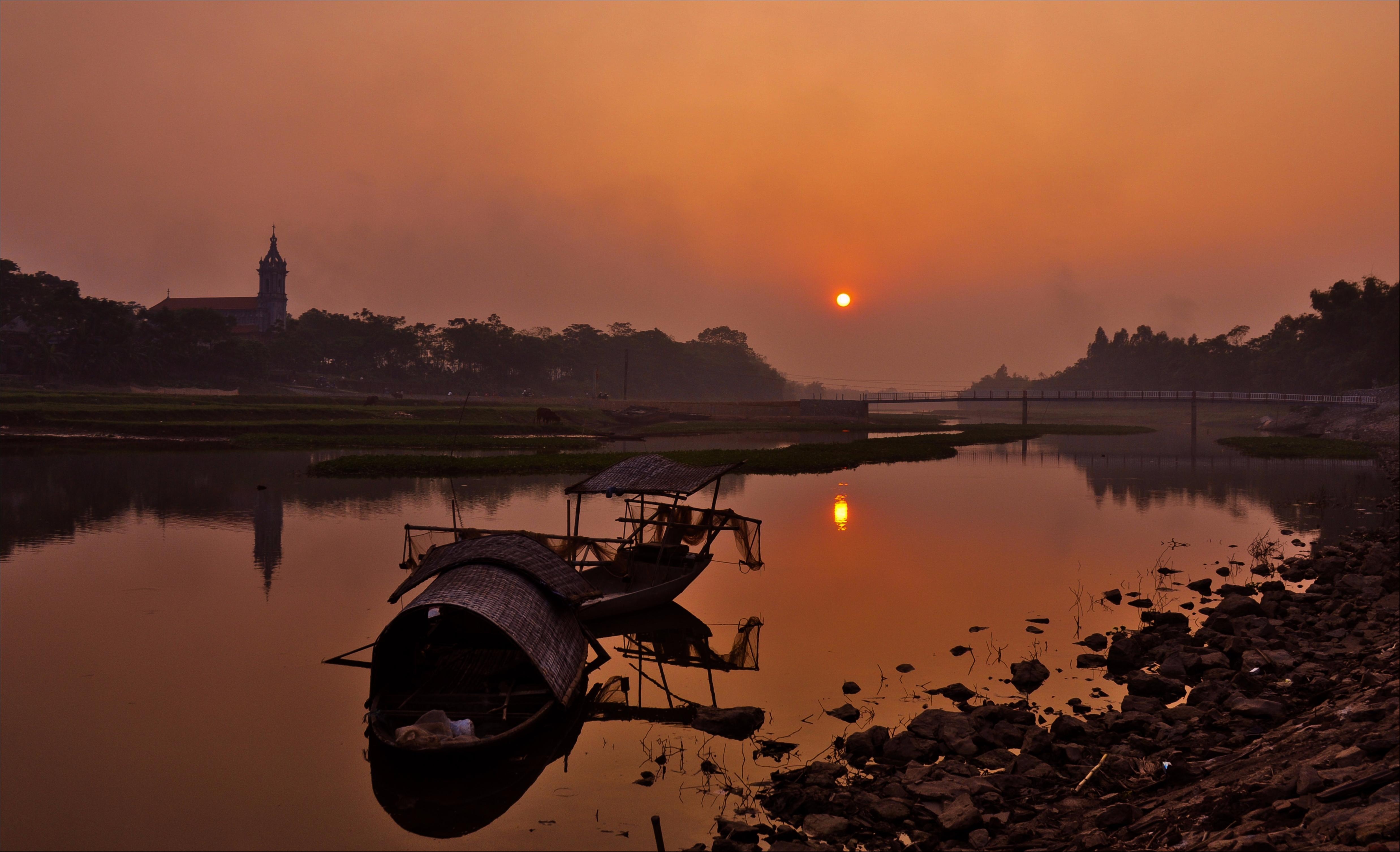 Dòng sông quê hương trong bộ ảnh Dấu ấn Việt Nam ảnh 7 Dong song que huong trong bo anh Dau an Viet Nam anh 7