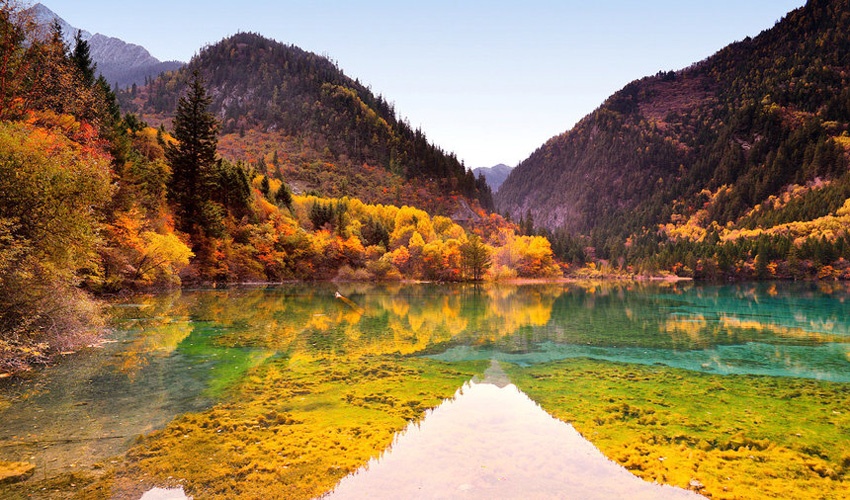 Cửu Trại Câu trước và sau động đất ảnh 7 Cuu Trai Cau truoc va sau dong dat anh 7