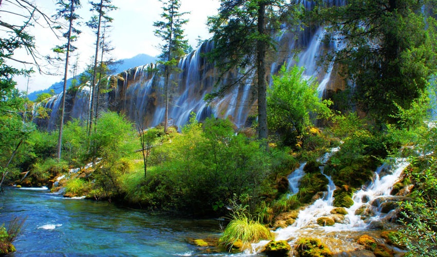 Cửu Trại Câu trước và sau động đất ảnh 6 Cuu Trai Cau truoc va sau dong dat anh 6