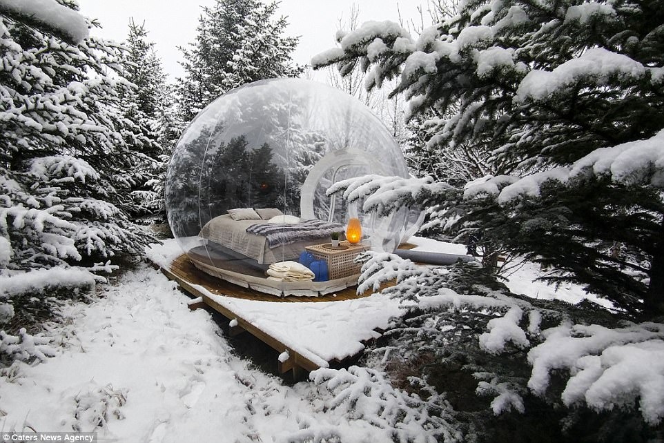 Phòng khách sạn 'bong bóng' trong suốt ở Iceland ảnh 2 Phong khach san 'bong bong' trong suot o Iceland anh 2