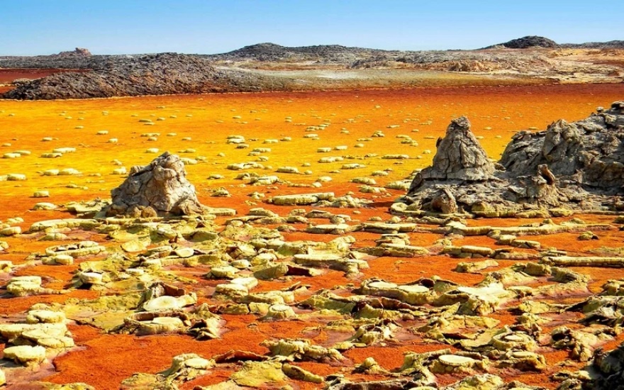 Dia diem nong nhat the gioi o Ethiopia anh 1