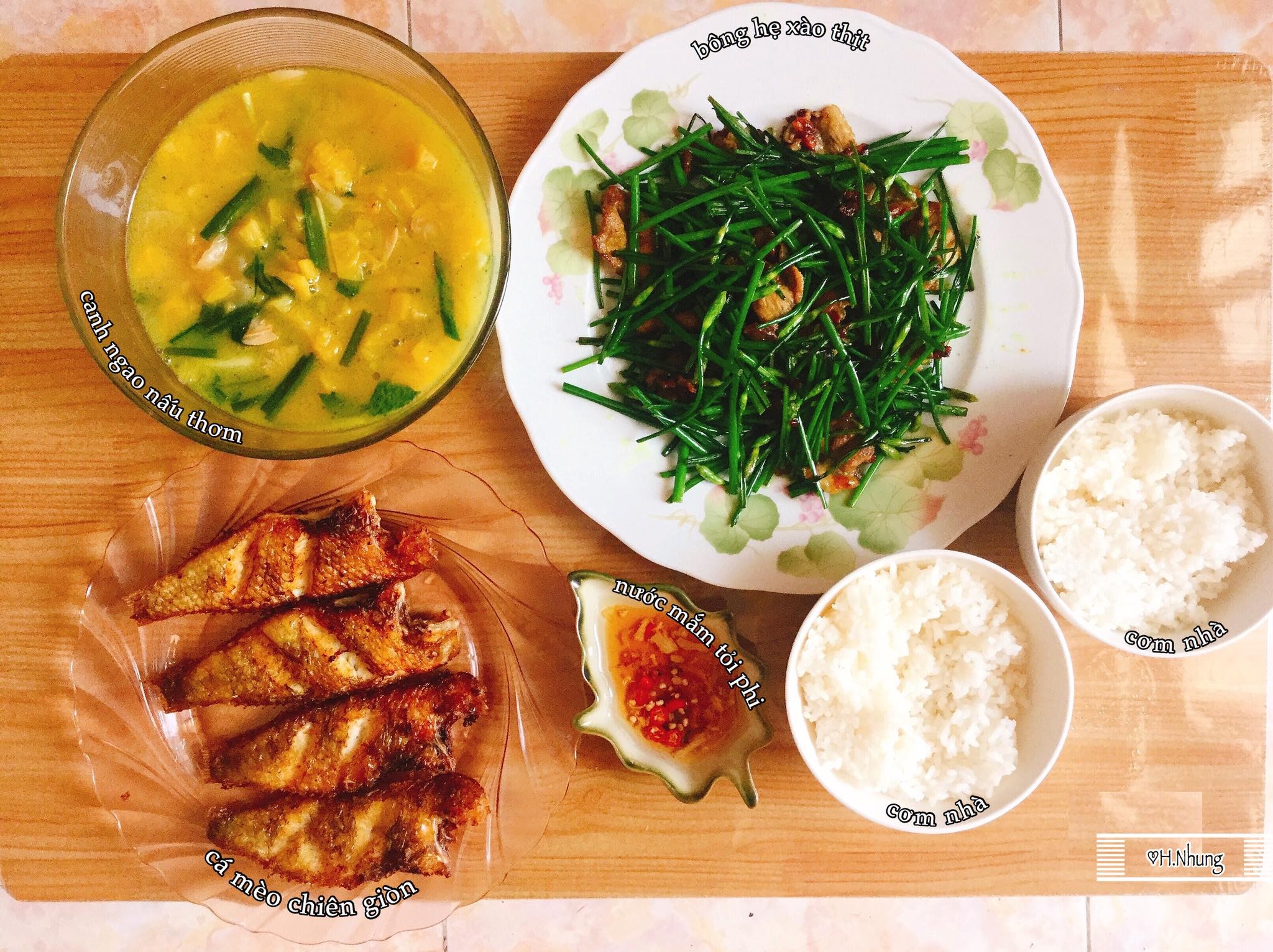 mam com gia dinh anh 2