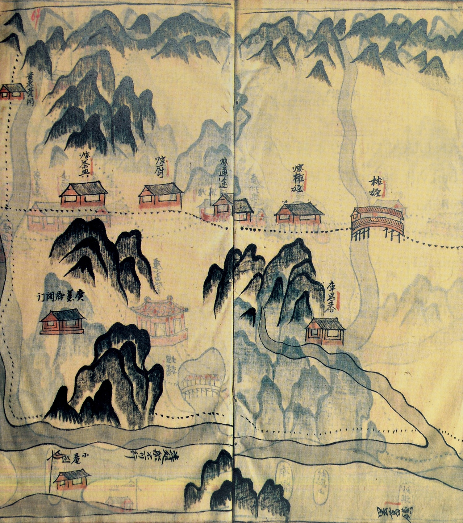 An Nam Thông quốc Bản đồ biên soạn thời Lê, sao lục thời Nguyễn có tập bản đồ đường thủy