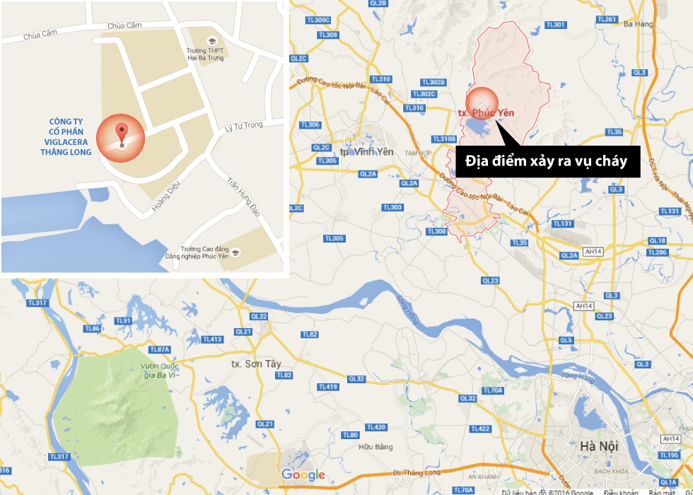 cháy nhà máy Viglacera ảnh 3 chay nha may Viglacera anh 3