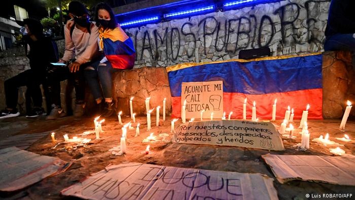 Lanh dao bieu tinh sinh vien Colombia bi ban chet hinh anh