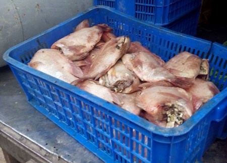 Phat 'cong ty ca thoi' tuon thuc pham ban vao truong hoc hinh anh